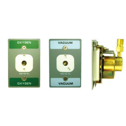 Presa DIN - MG series - Acare - DISS / tipo BS / per sistemi di distribuzione di gas medicali