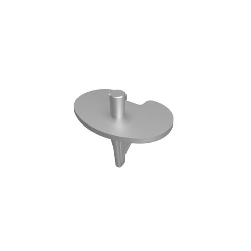 Piatto tibiale a piatto mobile - AK704TCMC0 series - Aysam Orthopaedics - cementato