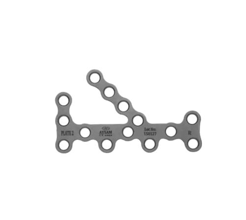 Placca di compressione per calcagno - A598 series - Aysam Orthopaedics - bloccata / in metallo