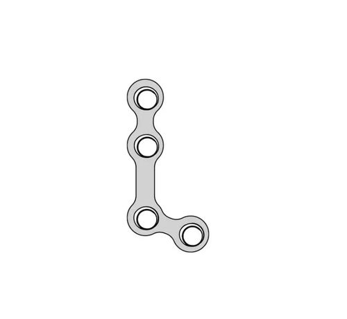 Placca di compressione per mandibola - A110 03 series - Aysam Orthopaedics - bloccata / in metallo