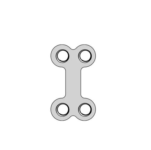 Placca di compressione per mandibola - A110 03 35 series - Aysam Orthopaedics - bloccata / in metallo