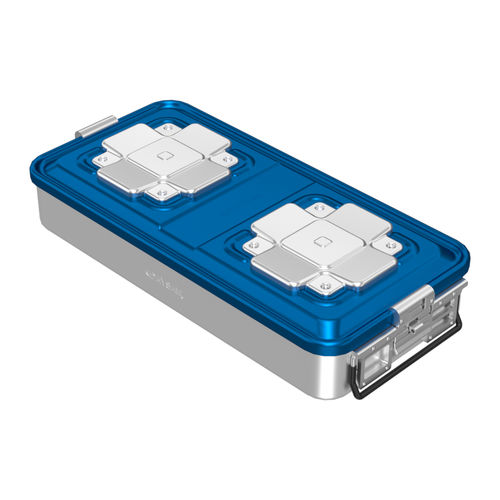 Contenitore di sterilizzazione per strumenti - BIO BARRIER MODEL - Aysam Orthopaedics - con griglia / in alluminio / in plastica