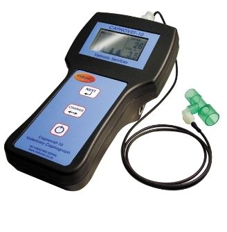 Monitor paziente portatile - Capnovet-10 - Vetronic Services - etCO2 / veterinario
