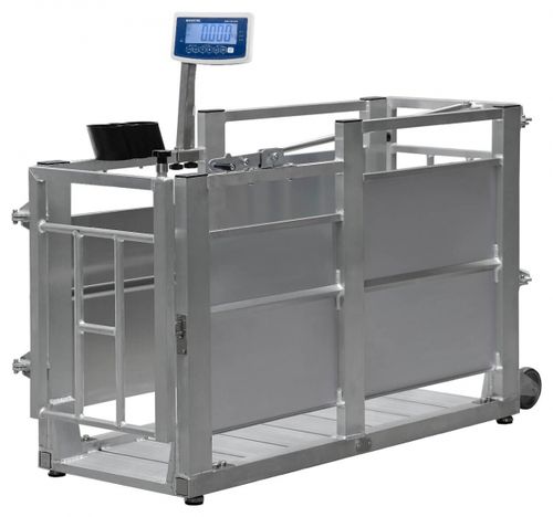 Bilancia veterinaria elettronica - ETW-ZB - Bosche GmbH & Co.KG - per animali di grossa taglia / con piattaforma / con display LCD