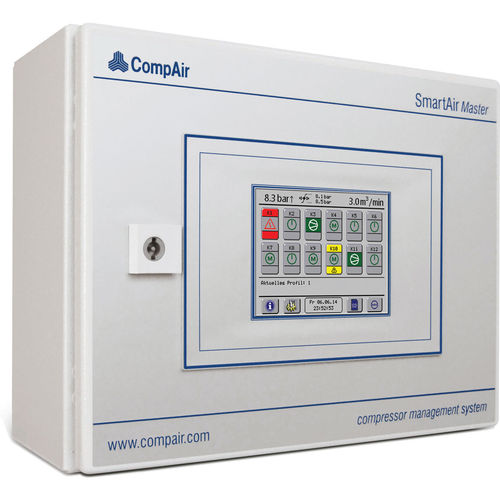 Sistema di monitoraggio di pressione - SmartAir Master Plus - CompAir - medico / per centrali di trattamento dell'aria / con touch screen