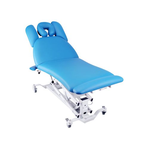 Lettino da massaggio elettrico - Pro-Lift - Athlegen - su rotelle / con poggiatesta / con braccioli