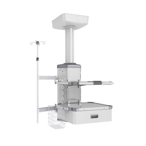 Braccio di distribuzione a soffitto - Harbin Howell Medical - per terapia intensiva / per anestesia / per endoscopia