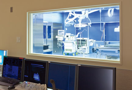 Finestra per ospedale - LX PREMIUM - Electric Glass Building Materials - di osservazione / da laboratorio / di radioprotezione