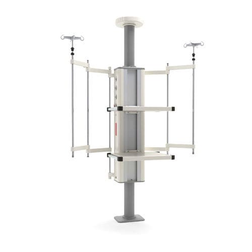 Colonnina di distribuzione a soffitto - VEGA care - Sostel - per terapia intensiva / semplice / con ripiani