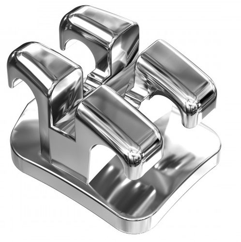 Bracket ortodontici in metallo - BioMax® .022  - Great Lakes Dental Technologies - dritto