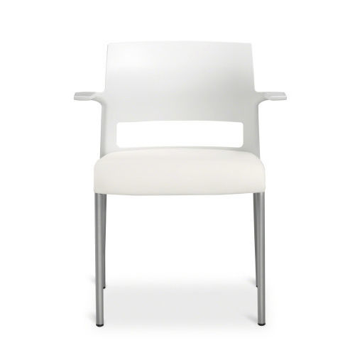 Sedia da ufficio per sala d'attesa - Move - Nurture - Steelcase - con braccioli / impilabile
