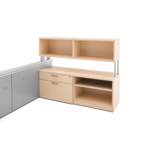 Scrivania rettangolare - Answer Beam - Nurture - Steelcase - ad altezza regolabile / per open space