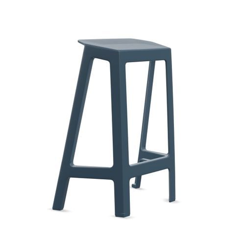 Sgabello per struttura sanitaria - Flex Perch - Nurture - Steelcase - blu