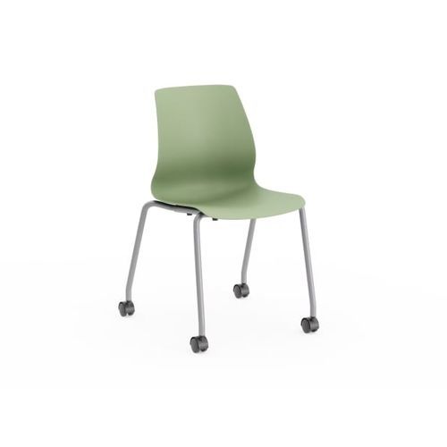 Sedia con rotelle - Agree - Nurture - Steelcase - senza schienale