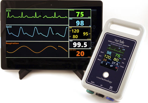 Monitor ECG per paziente - VetTab - Vmed Technology - di temperatura / per controllo di pressione arteriosa / per la pressione arteriosa non invasiva