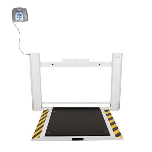 Sistema di pesatura elettronico - 2900KL-AM - Health O meter Professional - per sedie a rotelle / con piattaforma / con display LCD