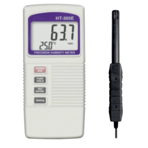Apparecchio di misurazione di umidità - Ht-305e - JP Selecta - di temperatura / da laboratorio / portatile