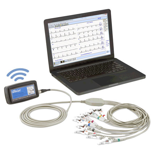 Elettrocardiografo Bluetooth - CardioResting™ - Nasiff Associates - da riposo / 12 canali / 3 canali