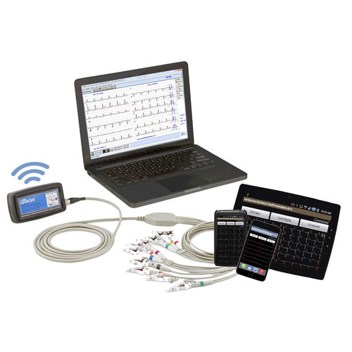 Elettrocardiografo per tablet - CardioResting™ - Nasiff Associates - da riposo / 12 canali / 3 canali