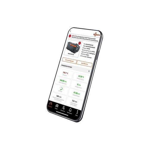 Applicazione mobile di monitoraggio - Busch Vacuum Solutions - medica