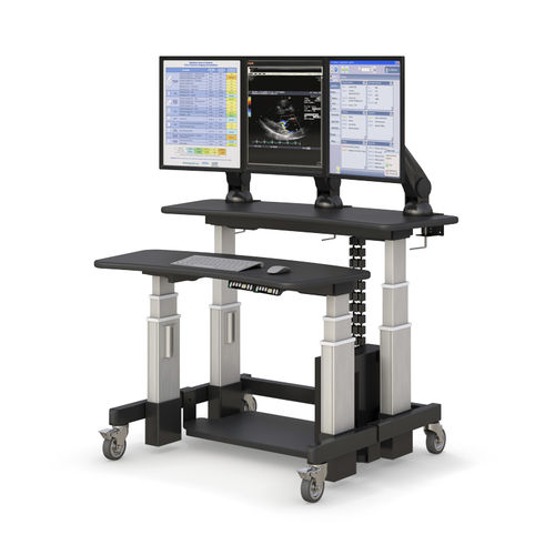 Workstation medica - DT4836 - AFC Industries - per diagnostica per immagini / ad altezza regolabile / mobile
