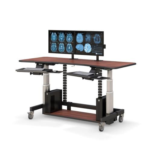 Workstation medica - ST7230_B_ST - AFC Industries - per diagnostica per immagini / ad altezza regolabile / mobile