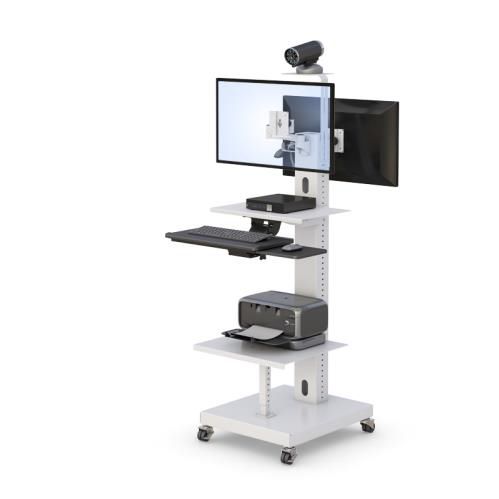 Carrello informatico con registratore video - vid_conf_cart_826 - AFC Industries