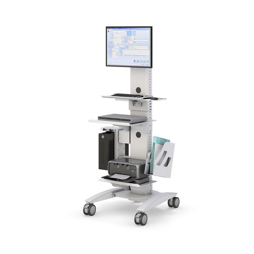 Braccio di supporto ad altezza regolabile - MLCD200-01 - AFC Industries - per monitor / medico / mobile