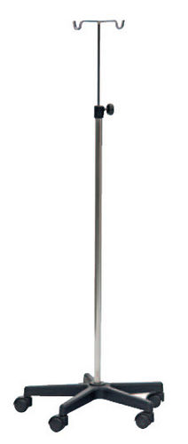 Asta portaflebo con rotelle - SS SERIES - Orla Equipamientos Clínicos - 2 ganci / telescopica