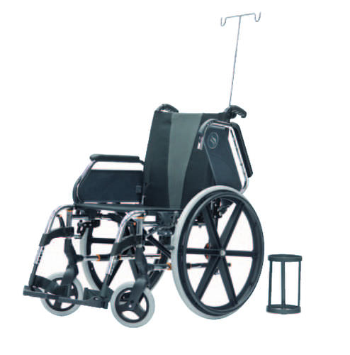 Sedia a rotelle manuale - SR.40.250G - Orla Equipamientos Clínicos - da esterno / da interno / pieghevole