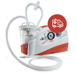 Aspiratore chirurgico a batteria - Askir 118 basic - CA-MI - portatile