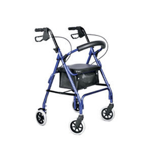 Deambulatore rollator a 4 ruote - HC0504 - CA-MI - telaio in alluminio / con sedile / con cestello