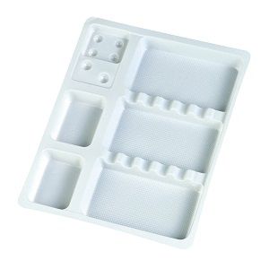 Vassoio per strumenti odontoiatrici - Unitrays - R&S - in plastica / monouso