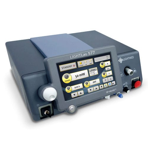Laser per fotocoagulazione retinica - LIGHTLas 577  - LIGHTMED Corporation - per trabeculoplastica / a stato solido / da tavolo