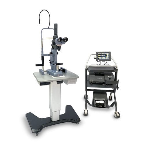 Laser per fotocoagulazione retinica - LIGHTLas 577 Integrated System  - LIGHTMED Corporation - per trabeculoplastica / a stato solido / da tavolo