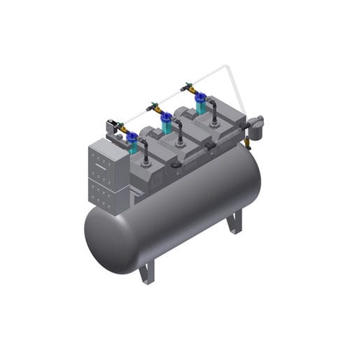 Sistema di vuoto medico - MEDEVICE 3×102 PBO - Bgs General Srl - a palette / manuale / lubrificato