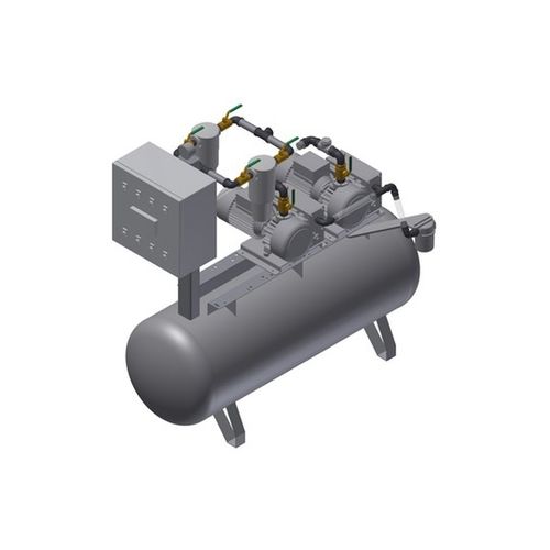 Sistema di vuoto medico - MEDEVICE 2X28 PBO + FBD200 - Bgs General Srl - a palette / lubrificato