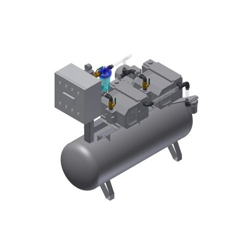 Sistema di vuoto medico - MEDEVICE 2X61 PBO - Bgs General Srl - a palette / lubrificato