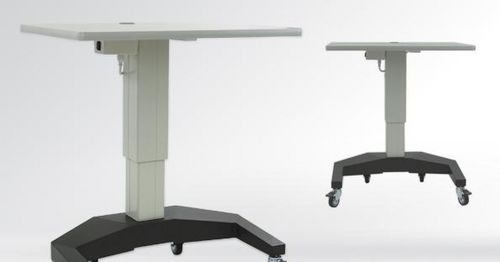 Tavolo oftalmico elettrico - Atlas U Base  - S4OPTIK - ad altezza regolabile / con rotelle