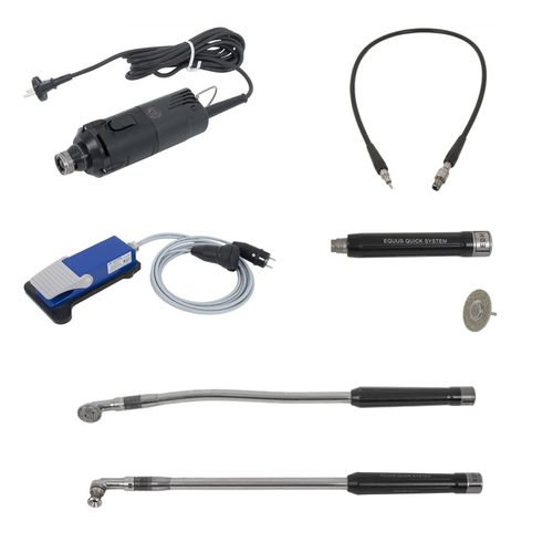 Micromotore per equini - Wired set n&deg;3 - Equus Dental - odontoveterinario / elettrico / a pedale