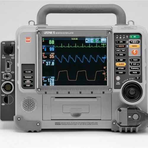 Defibrillatore esterno semiautomatico - LIFEPAK® 15 - Stryker Emergency Care - Bluetooth / con monitor ECG / Sp02