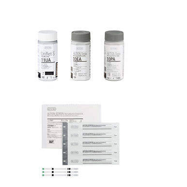 Striscia analitica multiparametrica - AUTION  - Arkray - per microalbumina / di creatinina / per metaboliti urinari