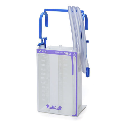 Aspiratore chirurgico per drenaggio chirurgico e sbrigliamento - Drentech™ Chest - Redax - su unità terminale di vuoto