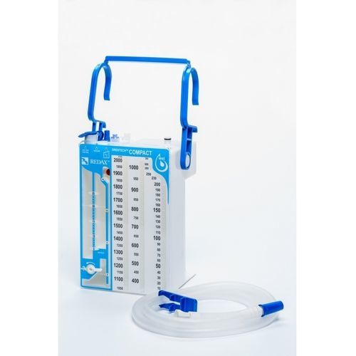 Aspiratore chirurgico per drenaggio chirurgico e sbrigliamento - DRENTECH™ COMPACT - Redax - su unità terminale di vuoto