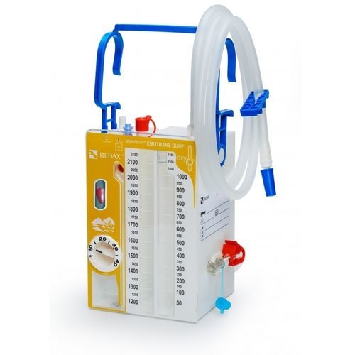 Aspiratore chirurgico meccanico - Drentech™ Emotrans Dune - Redax - per drenaggio chirurgico e sbrigliamento / su unità terminale di vuoto