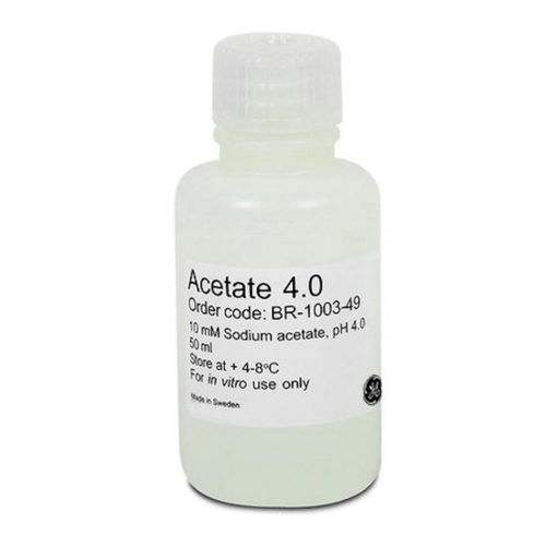 Reagente soluzione tampone - Acetate 4.0 - GE Healthcare Life Sciences - per biologia molecolare / liquido / di pH