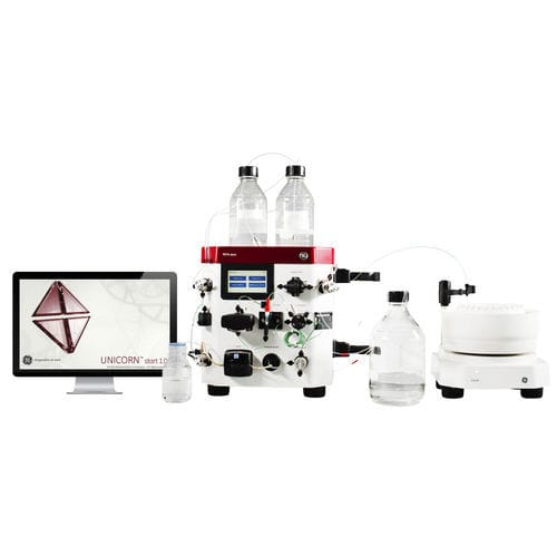 Sistema di cromatografia in fase liquida di preparazione - ÄKTA start™ - GE Healthcare Life Sciences - per purificazione di proteine / compatto