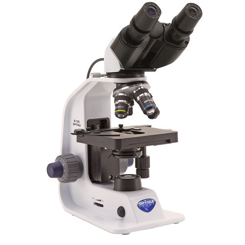 Microscopio ottico - B-159ALC - Optika Italy - per scienze della vita / ad uso didattico / dritto