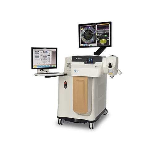 Laser oftalmico - LenSx® - Alcon - per chirurgia della cataratta / a stato solido / su carrello