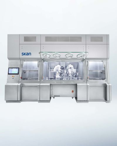 Sistema di riempimento e di sigillatura per farmaci - Cellana XL1 - Skan - per l'industria farmaceutica / per flacone / completamente automatico